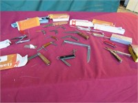 ASSORTED KNIVES, LEATHERMAN TOOL