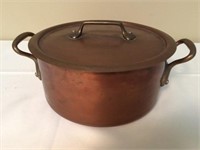 Copper Covered Dutch Oven Pan