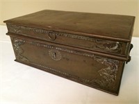 Vintage Brass Storage Box
