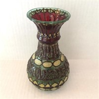 Glass Overlay Vase