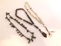 3 Tasbih Prayer Bead Sets, Silver and Beaded