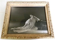 Framed Photography "Lady in Lingerie"