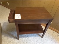 End table with a drawer