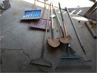 Rakes, shovels and Scrapers