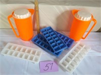 Ice Cube Trays with Pitchers