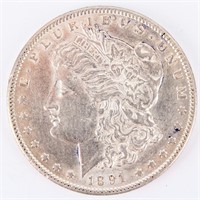 Coin 1891-CC Morgan Silver Dollar Choice!