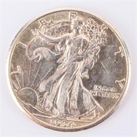 Coin 1934-S Walking Liberty Half Dollar CBU