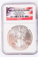 Coin 2013 American Silver Eagle NGC BU