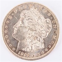 Coin 1892-CC Morgan Silver Dollar Choice BU