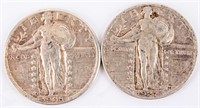 Coin 2 Standing Liberty Quarters 1928-S & 1927-P
