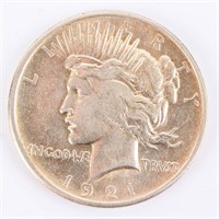 Coin 1921 P Peace Silver Dollar Choice Rare Date