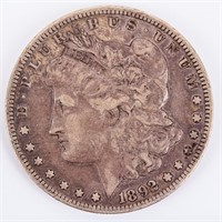 Coin 1892-S  Morgan Silver Dollar Nice