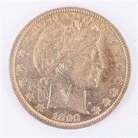 Coin1898-P Barber Half Dollar Very Fine