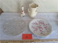 Plate, China, Vases