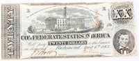 Coin 1863 Confederate $20 Note