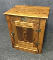 White Clad Oak Side Table