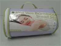 New aloe vera bamboo queen size sheet set