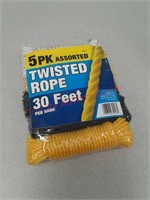 new 5-pack of sordid Twisted rope
