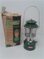 Coleman model 220F double mantle camping lantern