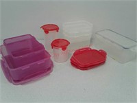 8 Lock & Lock storage containers with lids - need