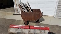Cattle Oiler, Feed Cart, chairs