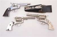 (3) Vintage Western Toy Cap Guns