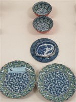 Lovely Japanese & Portugese plates, bowls