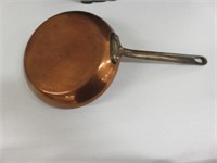 Heavy stainless copper clad skillet