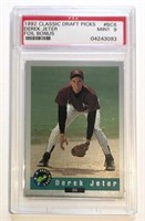 1992 Derek Jeter Classic Draft Picks PSA 9 Rookie