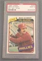 1980 Topps Mike Schmidt Phillies HOF PSA 9 Mint