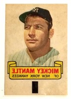 1966 Topps Rub Offs Mickey Mantle