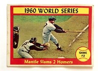 1961 Topps #307 Mickey Mantle 1960 World Series