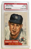 1953 Topps Whitey Ford PSA 4