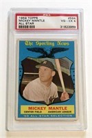 1959 Topps Mickey Mantle #564 All Star PSA 4