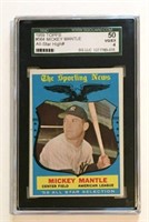 1959 Topps Mickey Mantle #564 All Star SGC 50