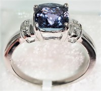 25V- 14k tanzanite & diamond ring -$3,750