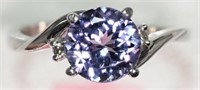 30V- 14k tanzanite & diamond ring -$5,000