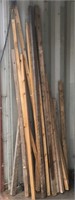 Assorted lengths hemlock 2"x2" lumber