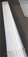 9 pieces of vinyl soffit - most full length