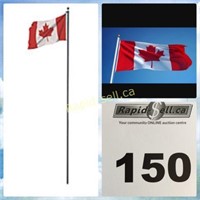 18.5' Residential Flag Pole and Canadian Flag