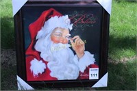 Framed Santa Picture