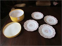 PLATE SET OF 4 LIMOGES CHINA