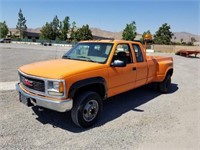 1995 GMC 3500 Extra Cab Dually Pick Up Truck