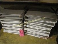 Approx 44 white 2" 3ring binders