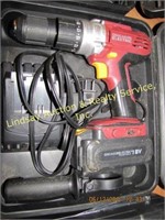 Chicago Electric 18v cordless hammer drill w/