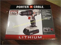 Porter Cable 20v max lithium 1/2" drill/driver kit