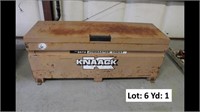 KNAACK 2'W X 6'L X 28-1/2"H JOB BOX. Yard # 1