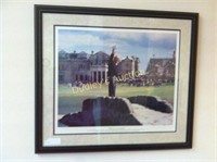 Farewell to St Andrews Arnold Palmer Print Framed