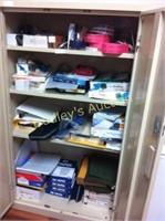 Entire Contents of Office Supplies in Cabinet incl