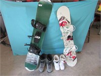 His and Hers Snowboards
